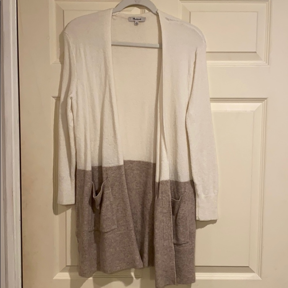 Madewell Colorblock Kent Cardigan
